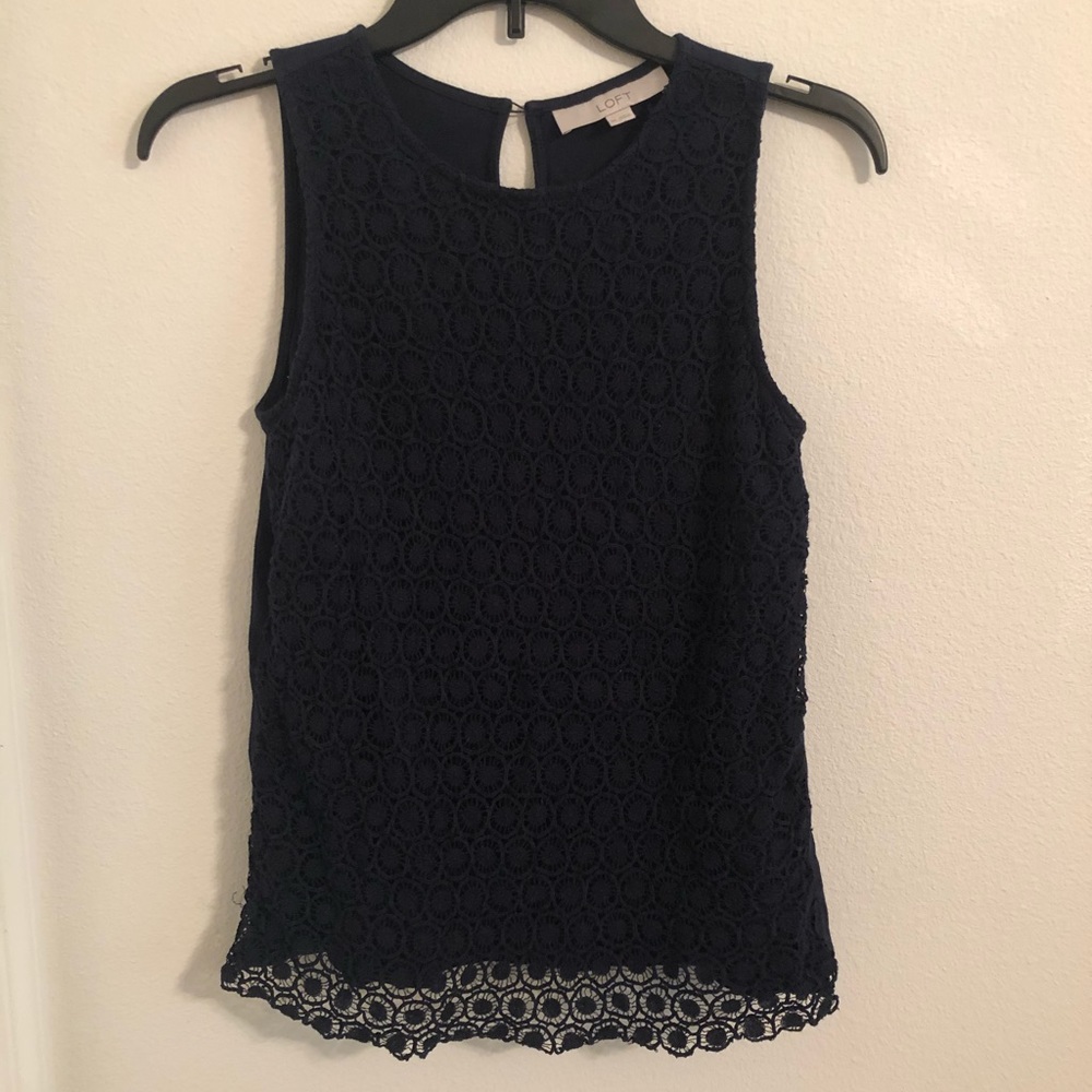 LOFT Navy dress tank💙